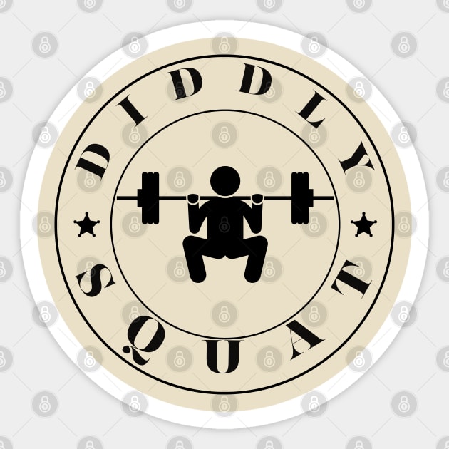 Diddly Squat Sticker by Creatifly Graphic Tees